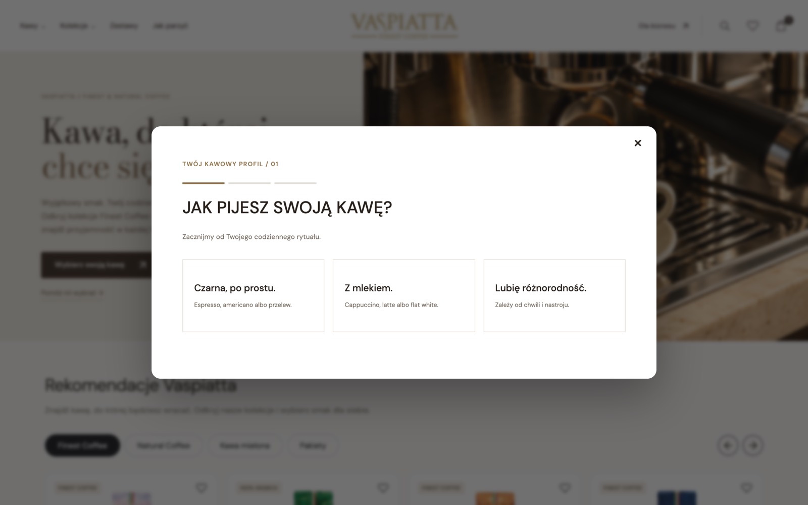 Quiz Twój kawowy profil
